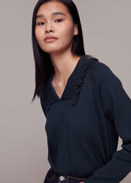 Frill Collar Sweater